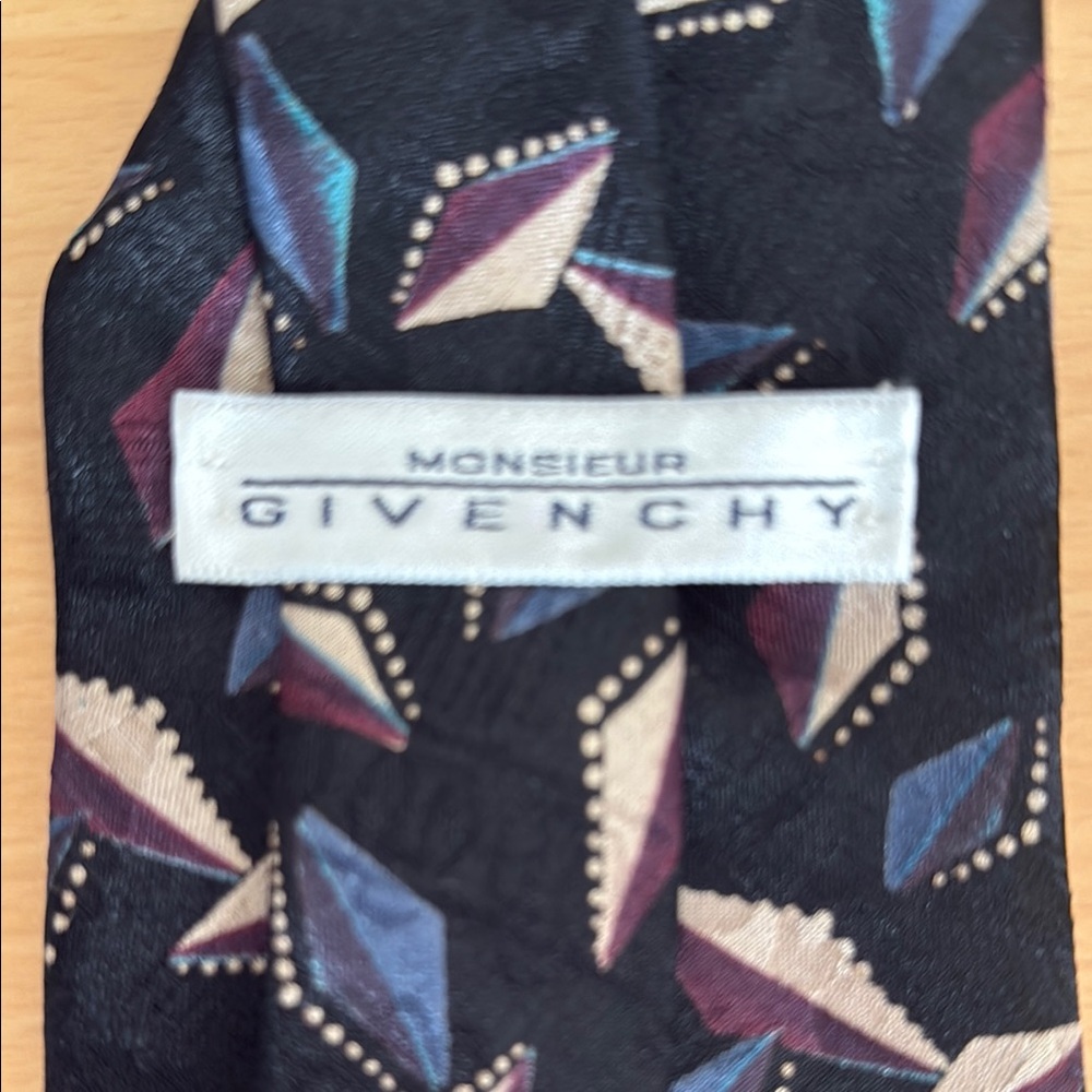 Givenchy Multicolor Geometric Tie - image 4